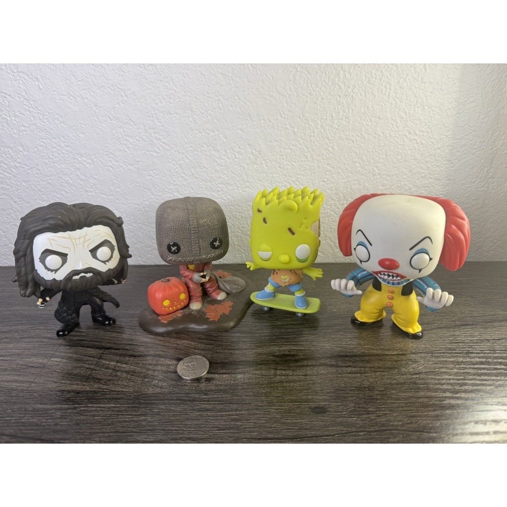Funko Pop Halloween And Horror Loose Figures Lot Of 4